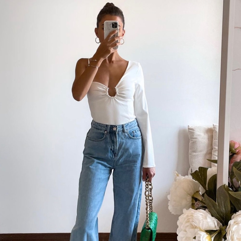 ASYMMETRICAL BODYSUIT